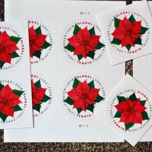 2018 International Peony Stamps 50 Books of 1,000 Stamps